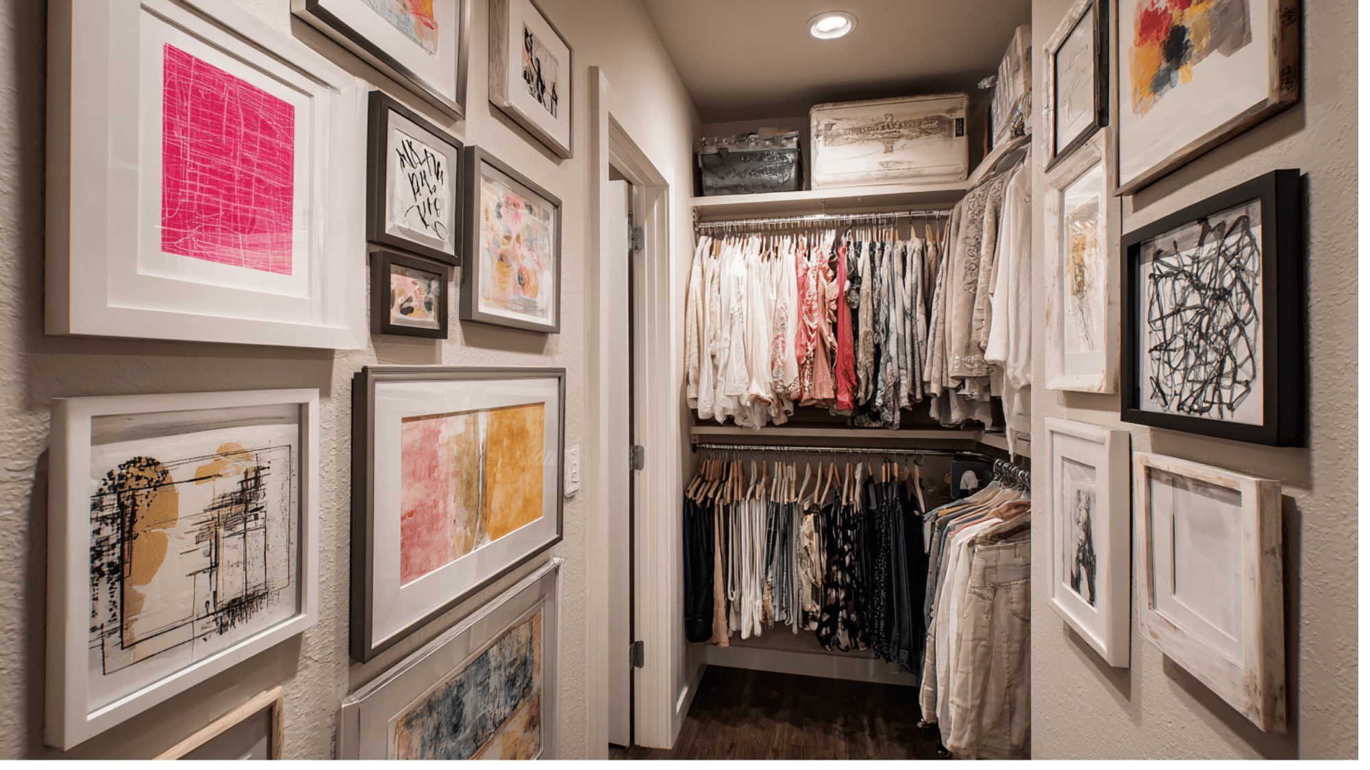 add art or decorative frames