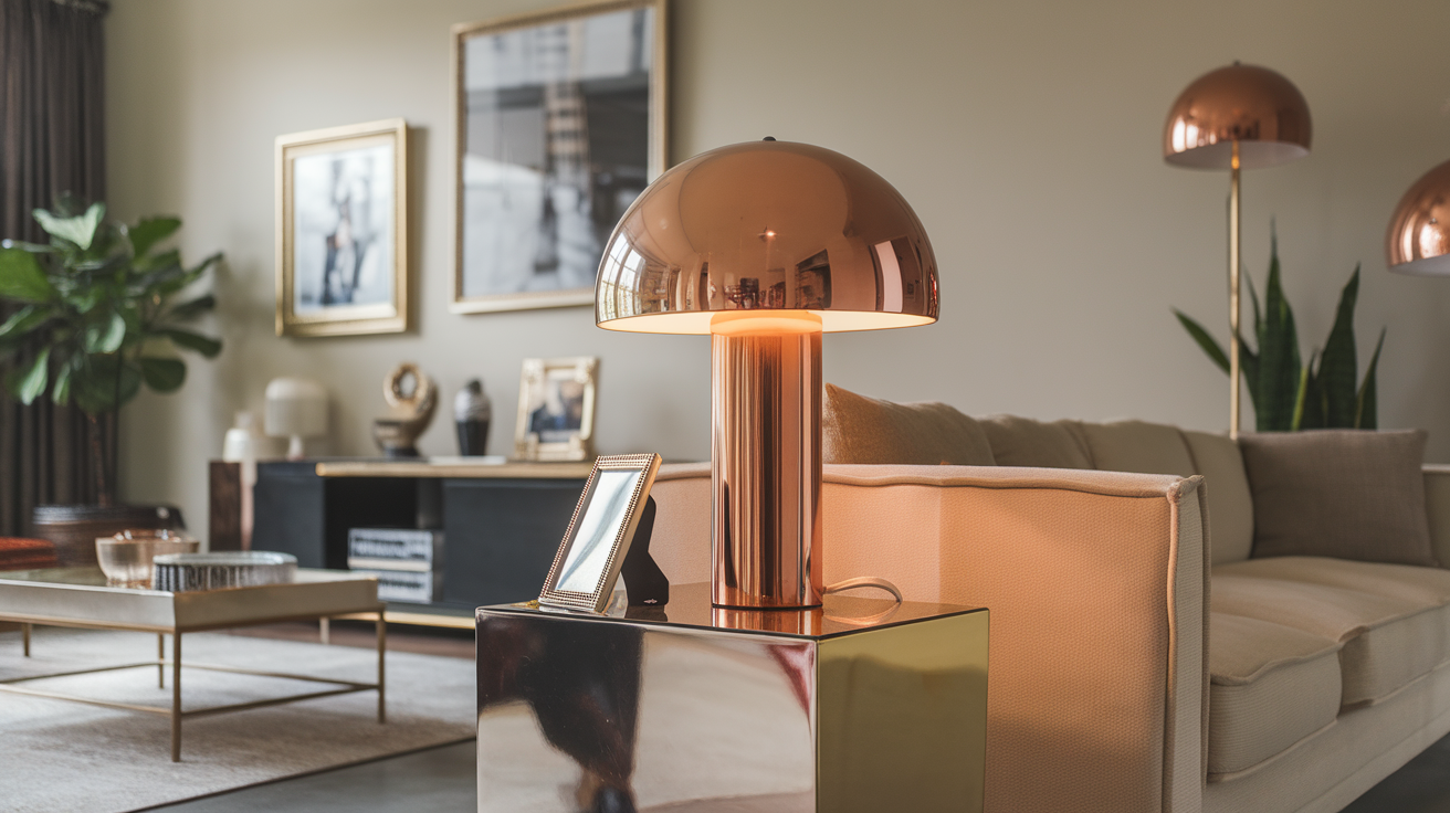 add metallic accents