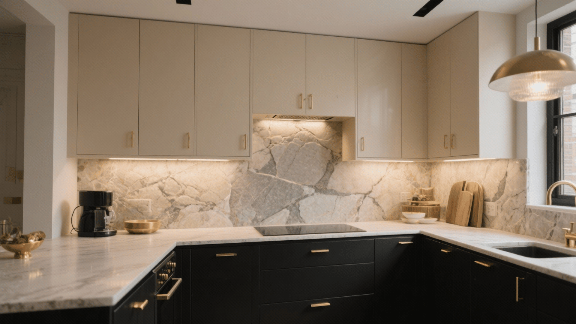 beige black sophistication