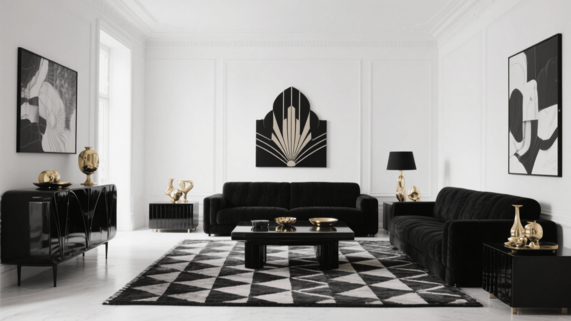 black white color scheme