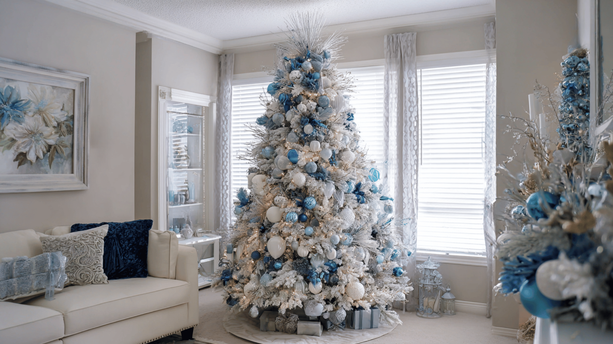 blue and silver frost theme