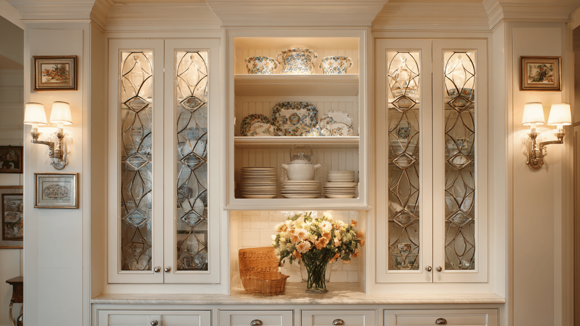 built in hutch design