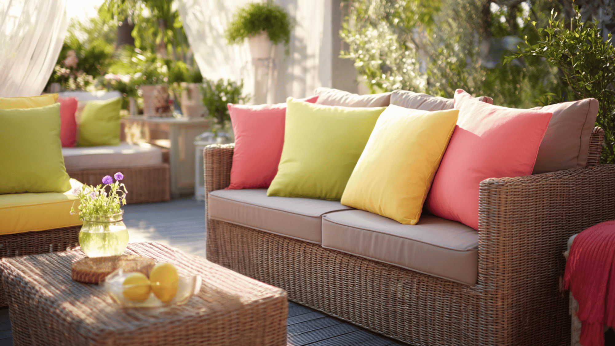 cleaning outdoor cushions