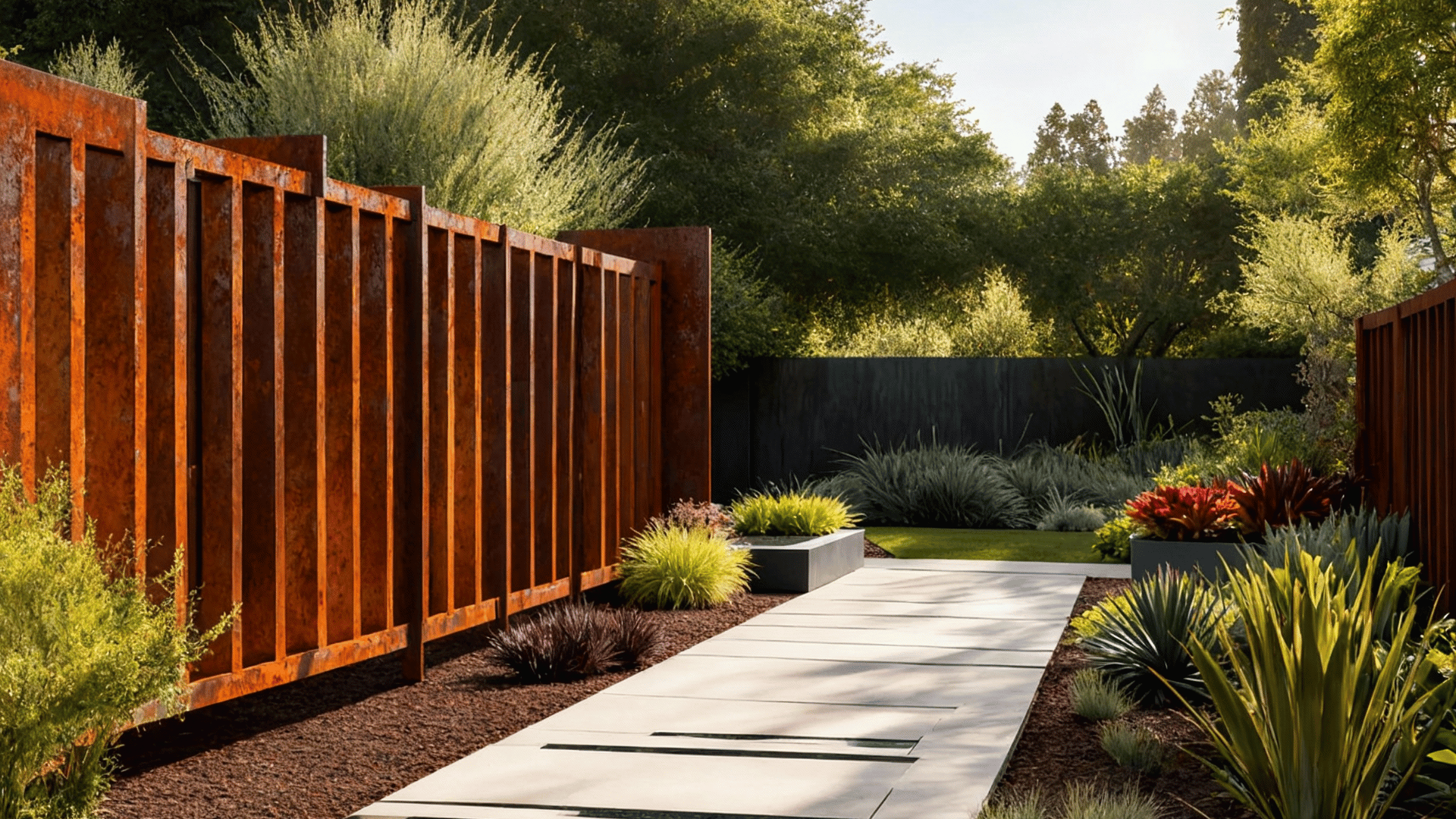 corten steel panels