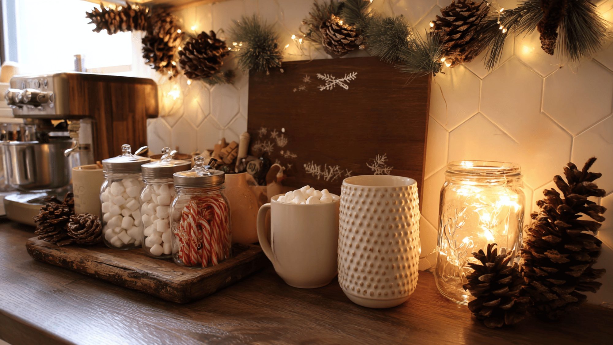 create a hot cocoa station