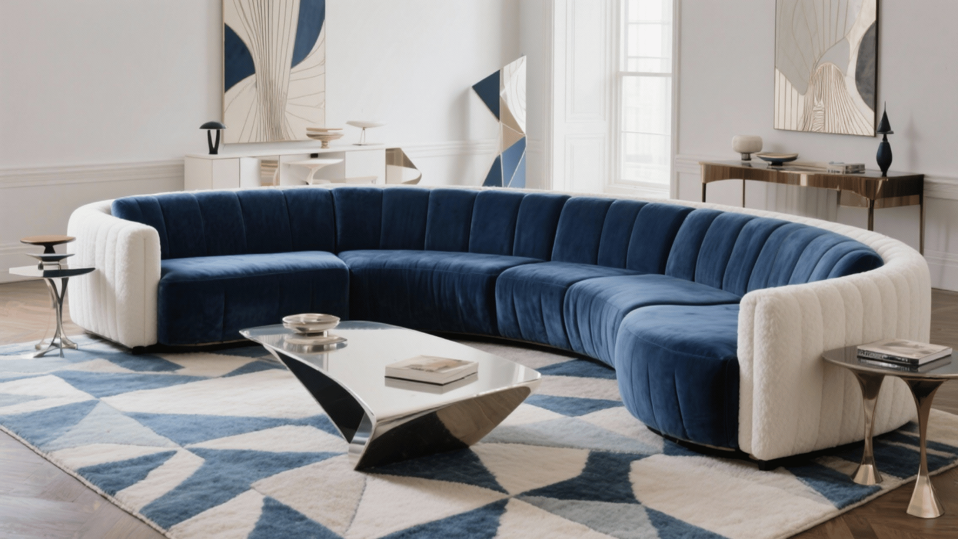 curved sectional sofa