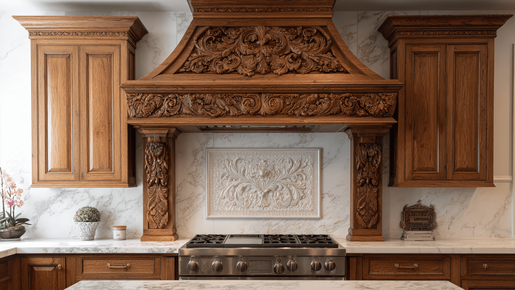 custom range hood focal point