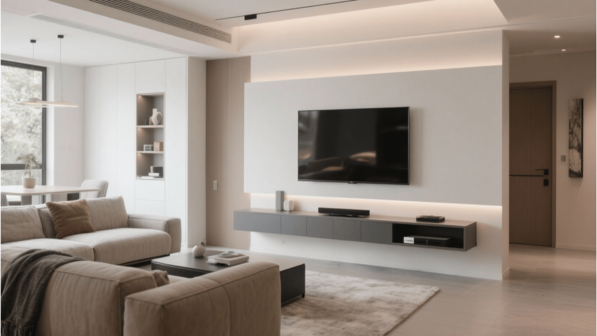 determine tv placement