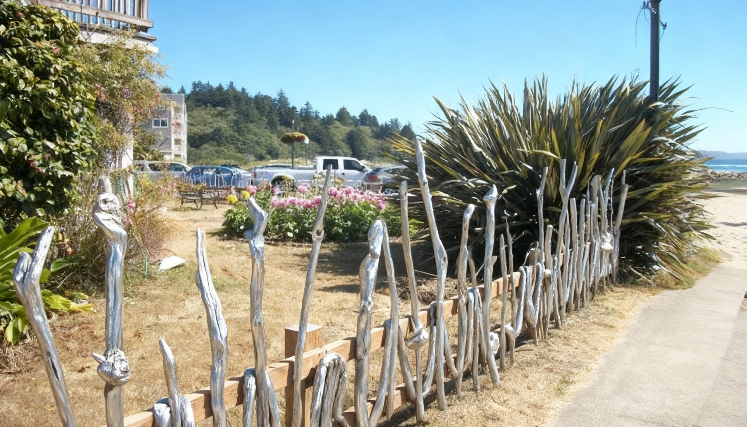 driftwood fence