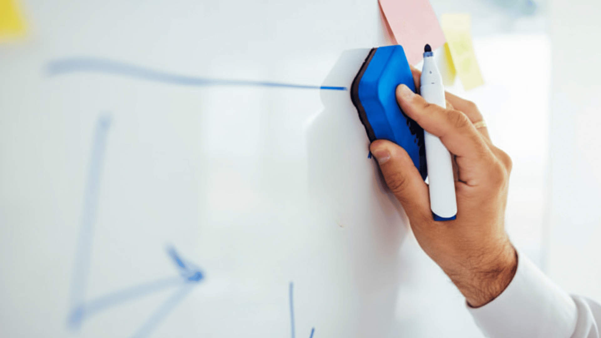 dry erase marker over stains