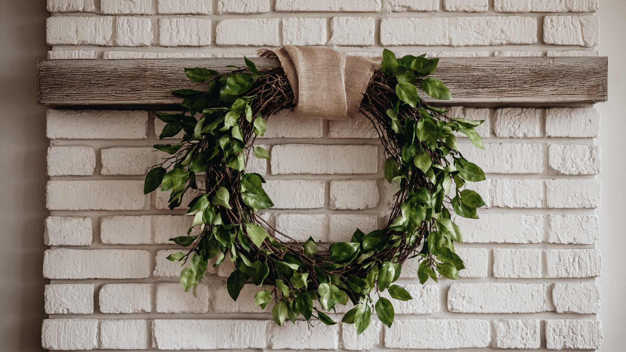 farmhouse christmas wreath