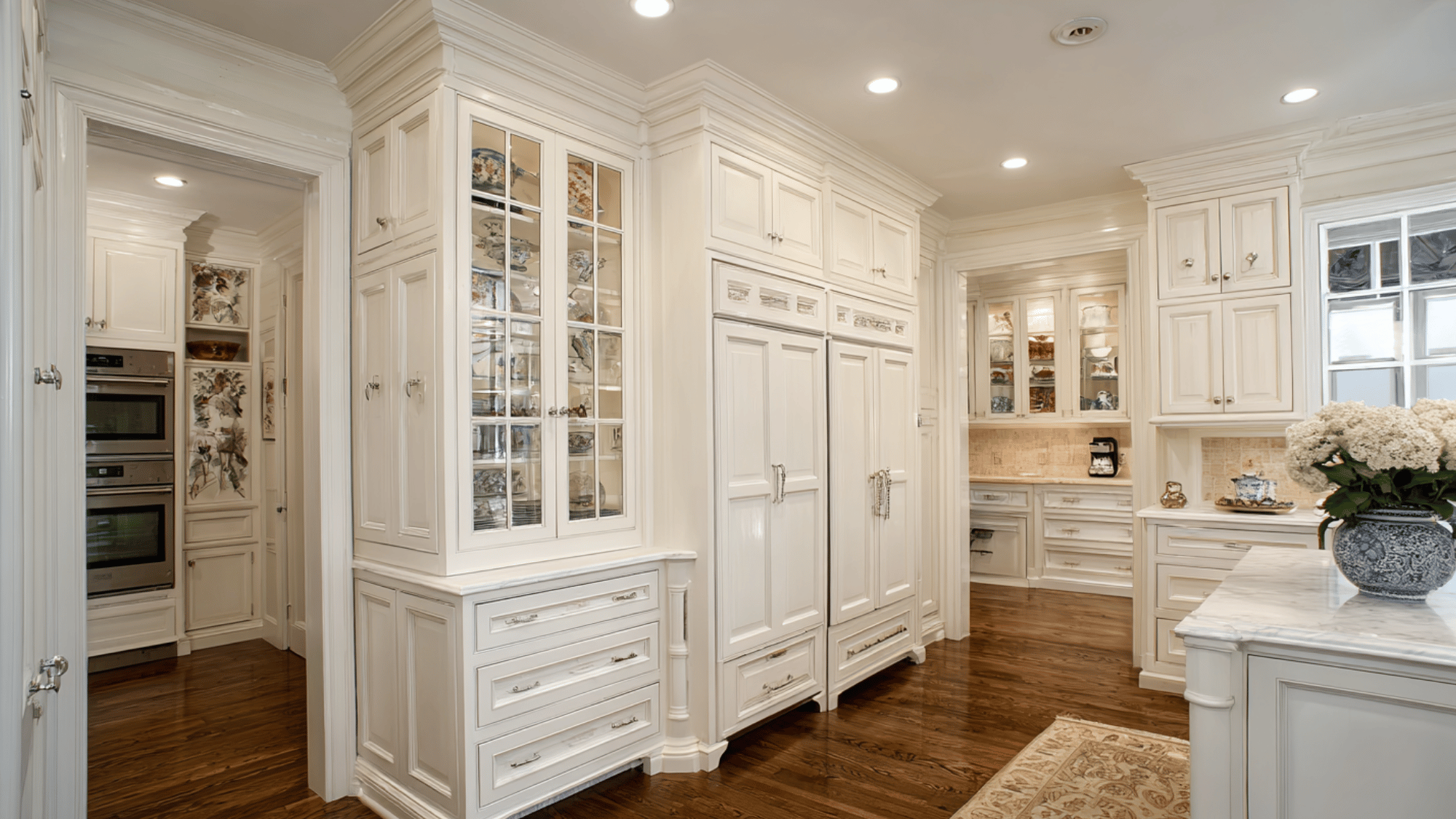 floor to ceiling cabinets