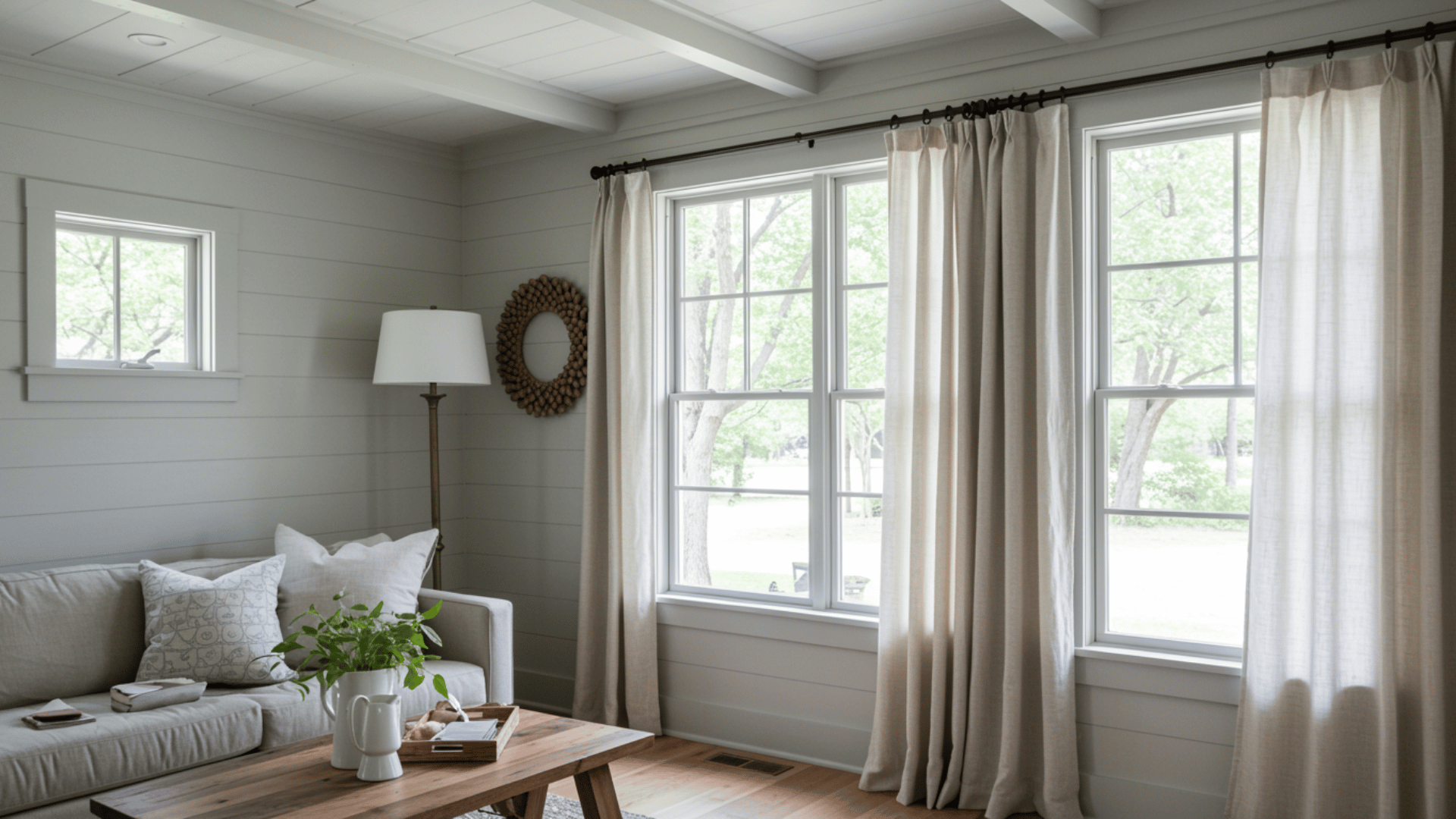gray farmhouse trim