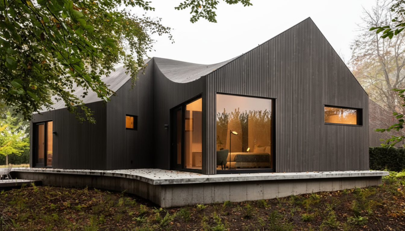 grey wood exterior cladding