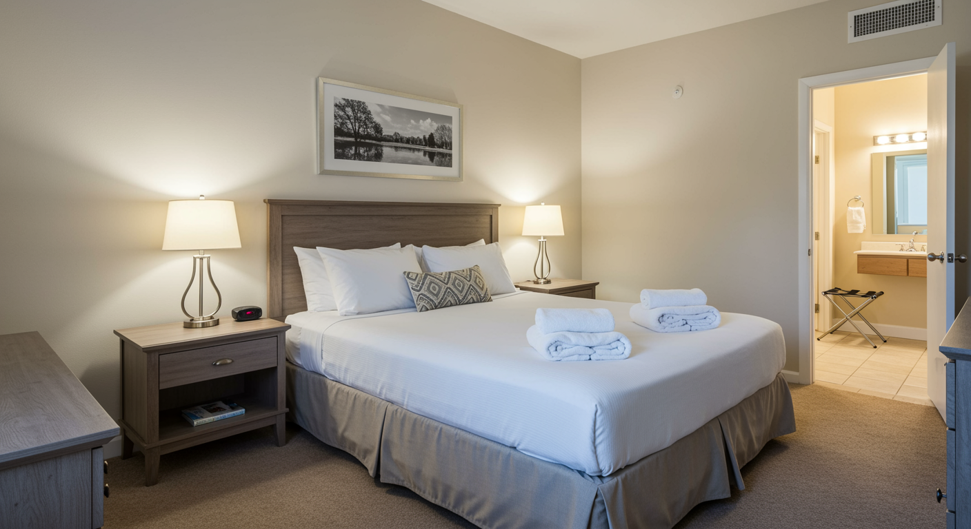 guest suite with ensuite bathroom