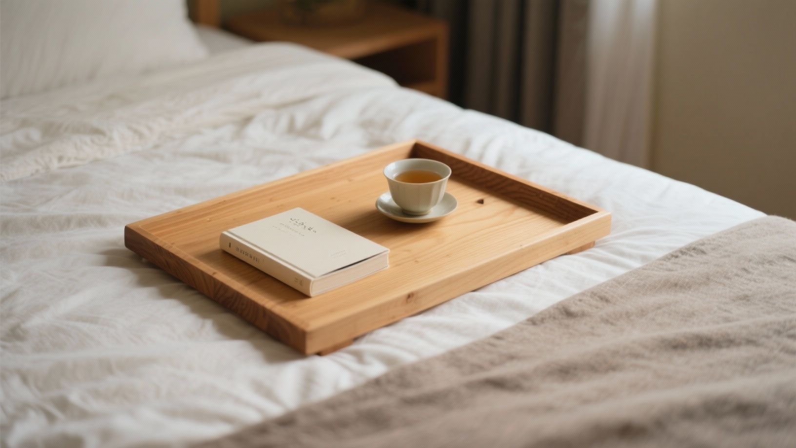 hinoki wood bath tray