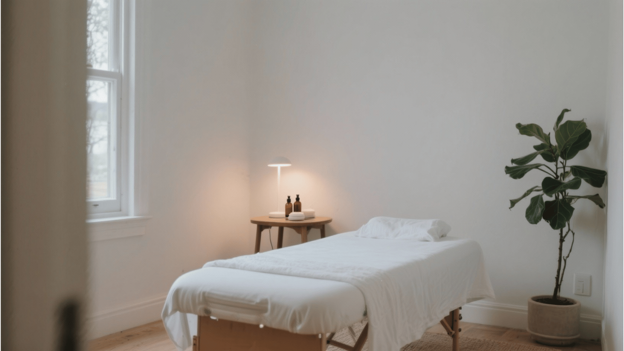 home spa and massage room