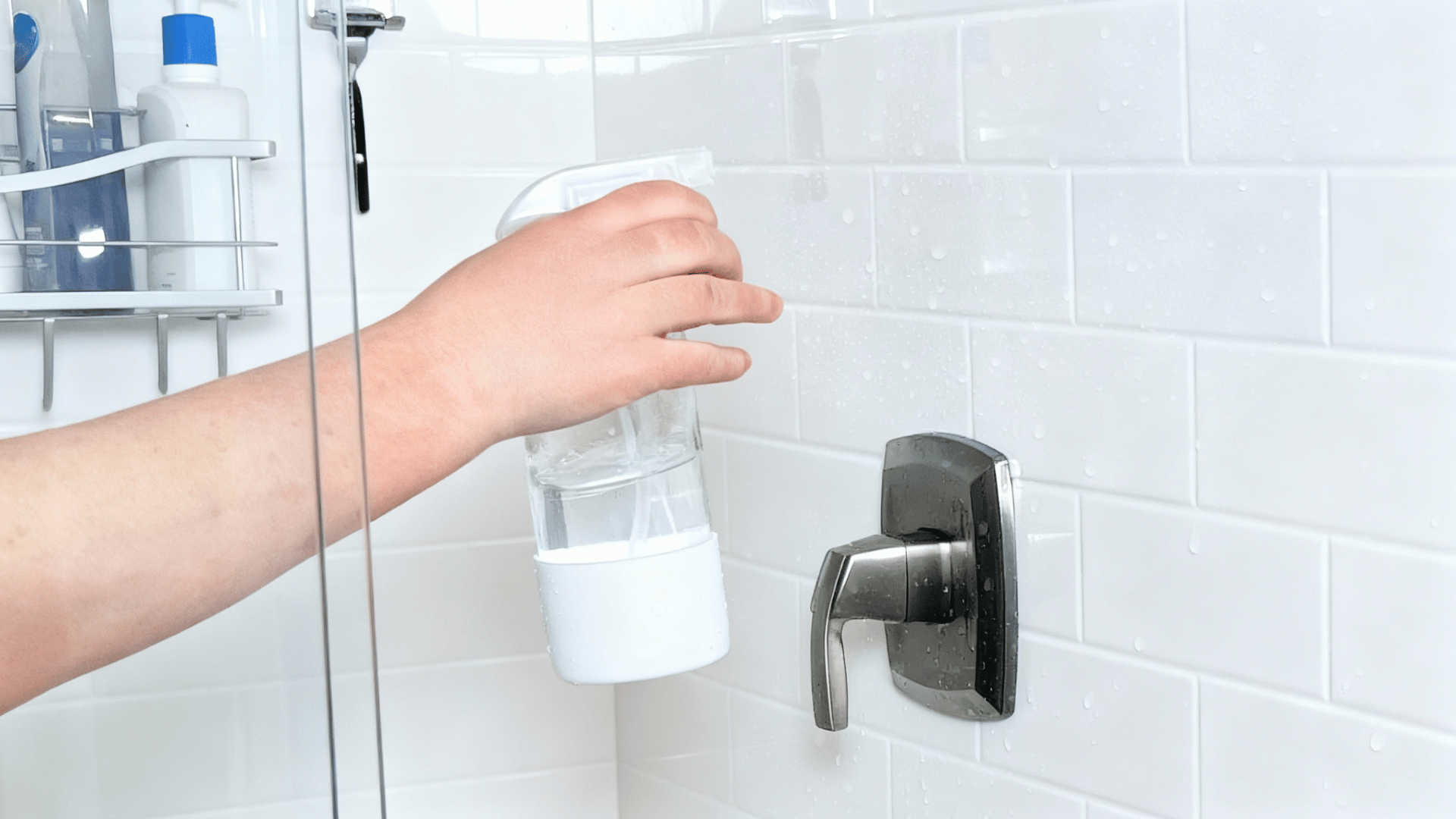 how to use your diy shower cleaner