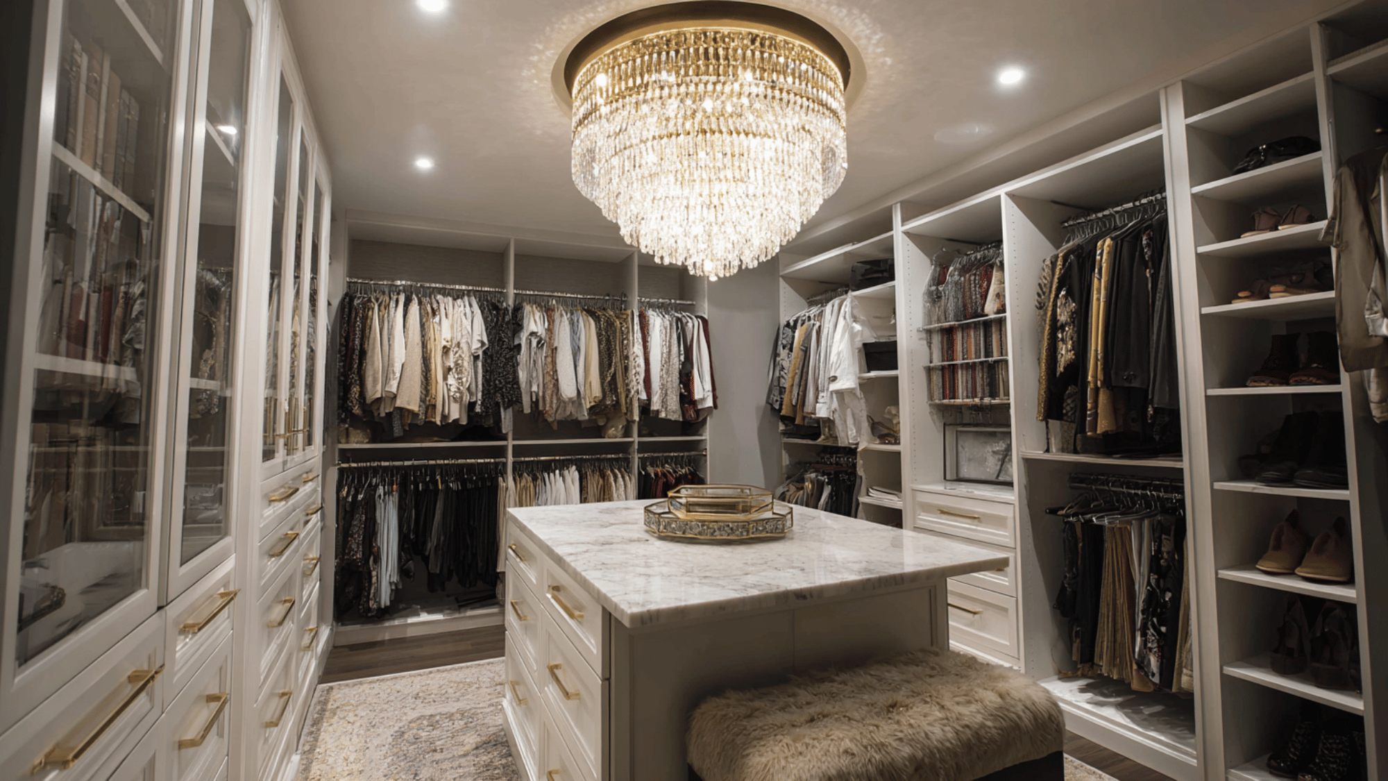 incorporate a statement chandelier