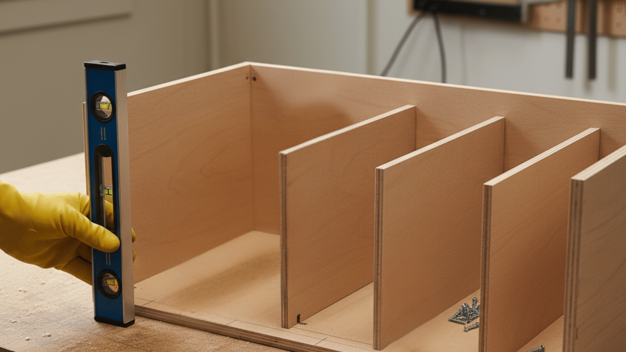 install the dividers