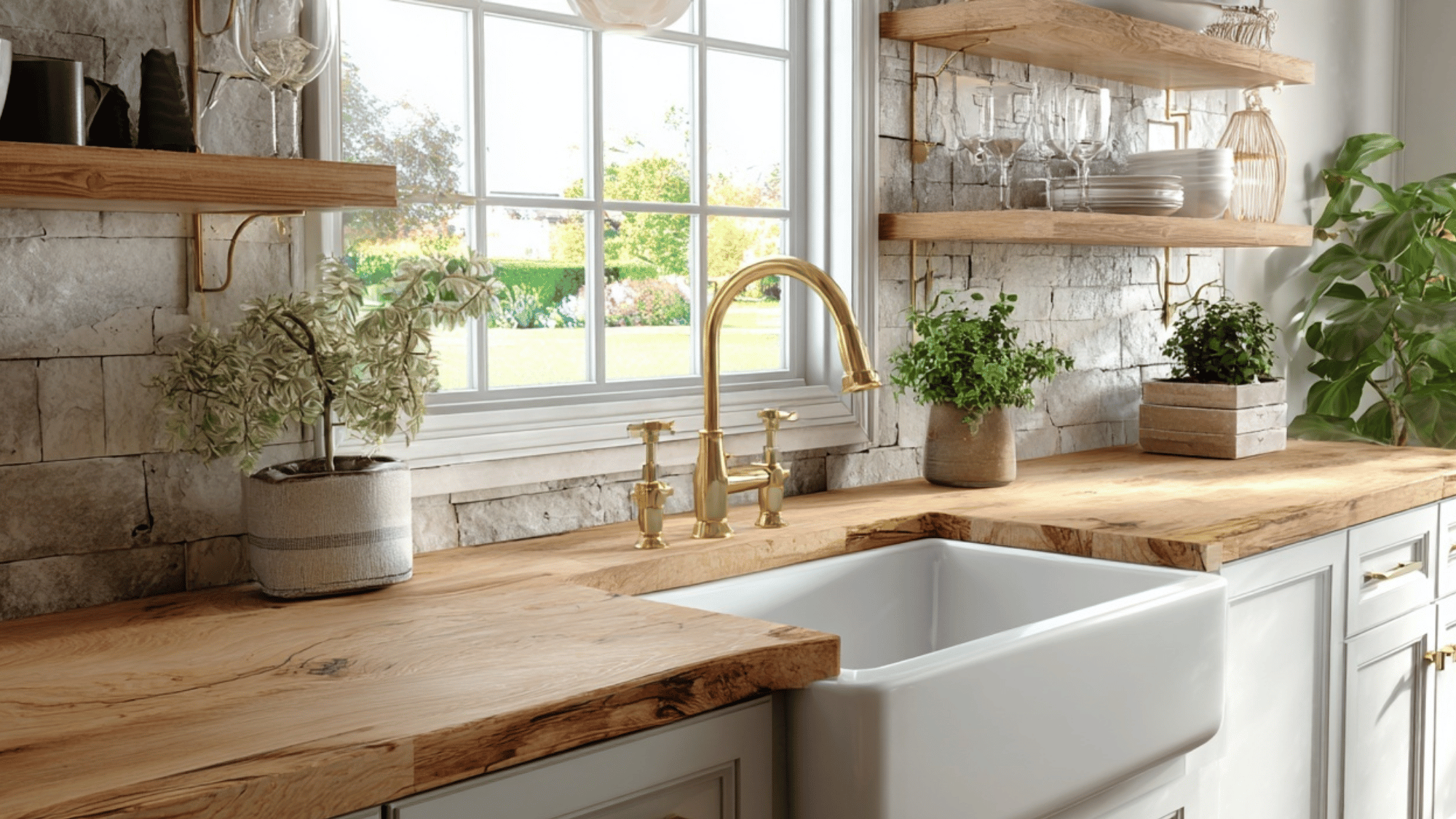 installing a farmhouse sink