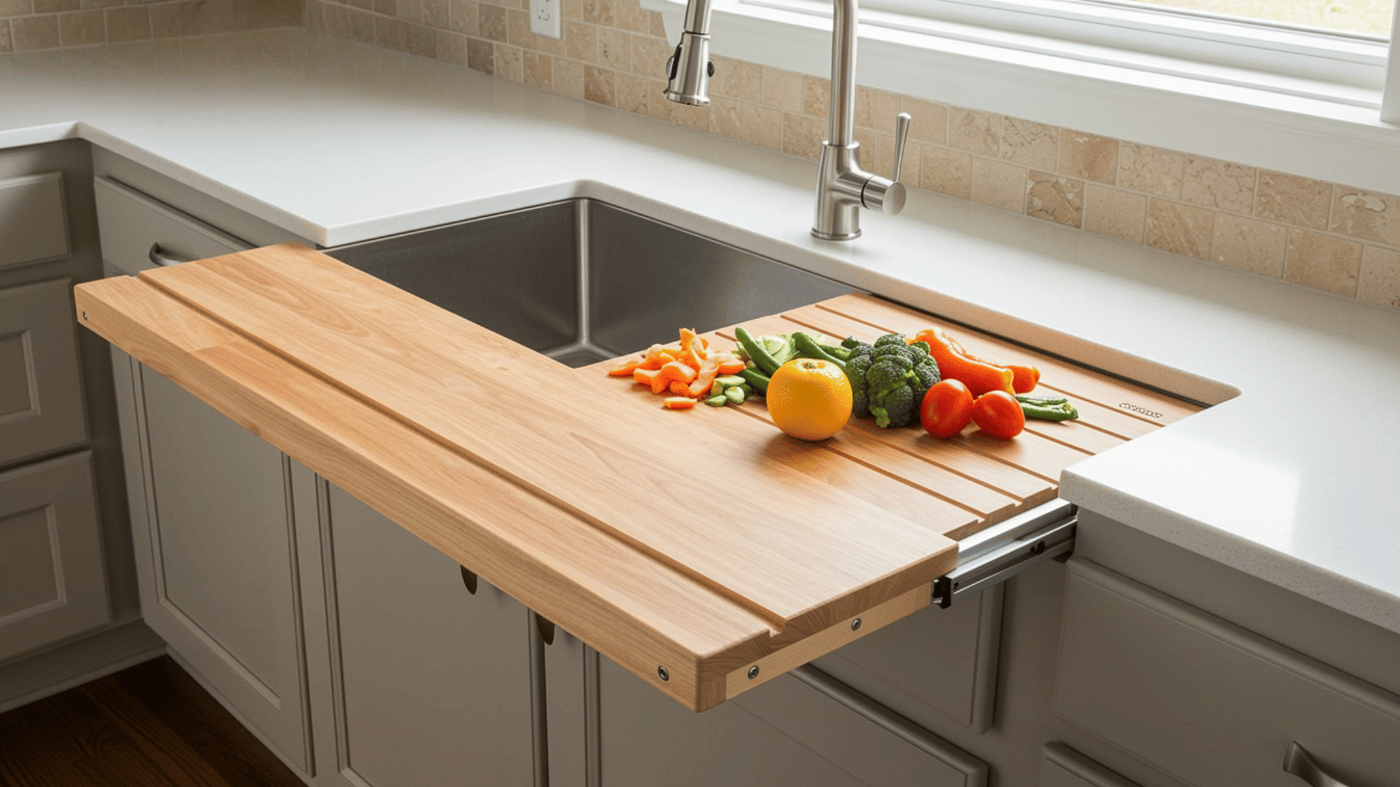 integrated cutting boards