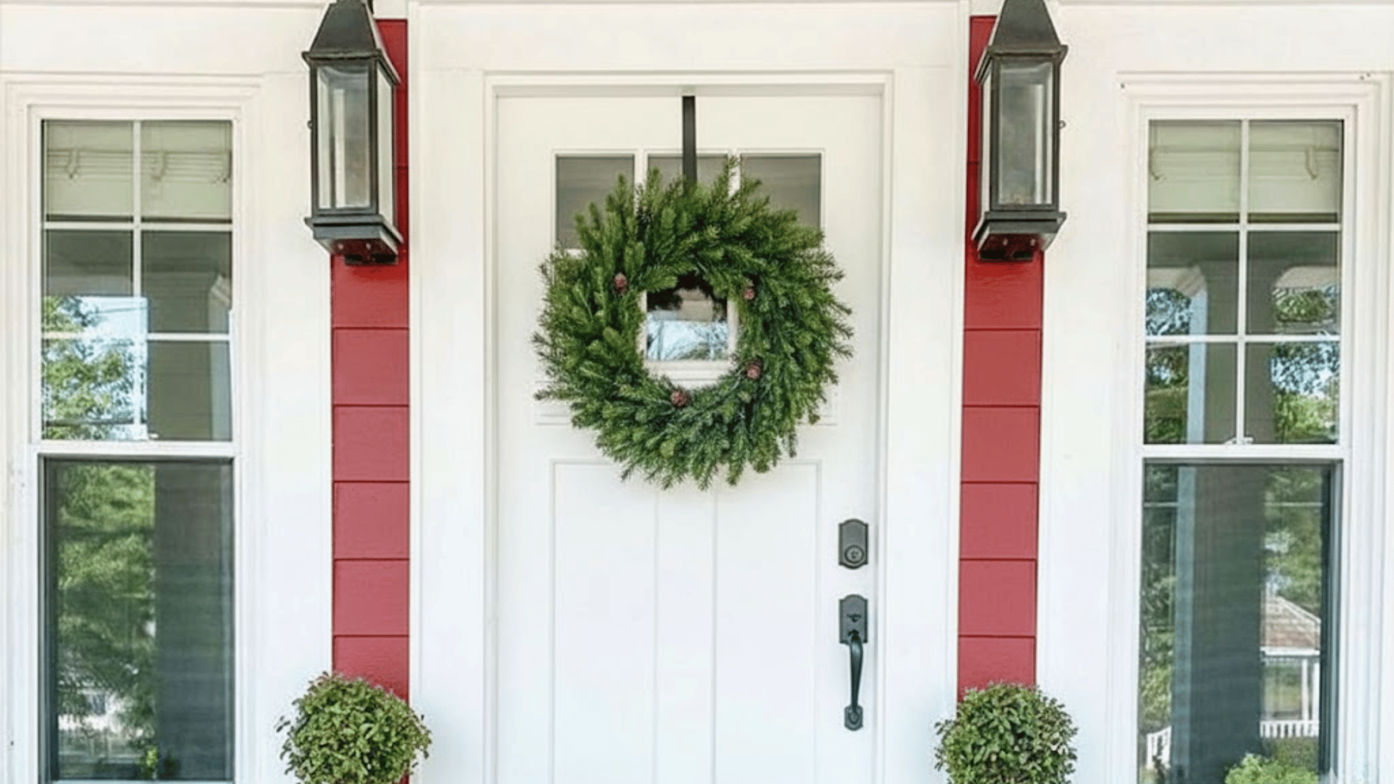 keep the wreath simple