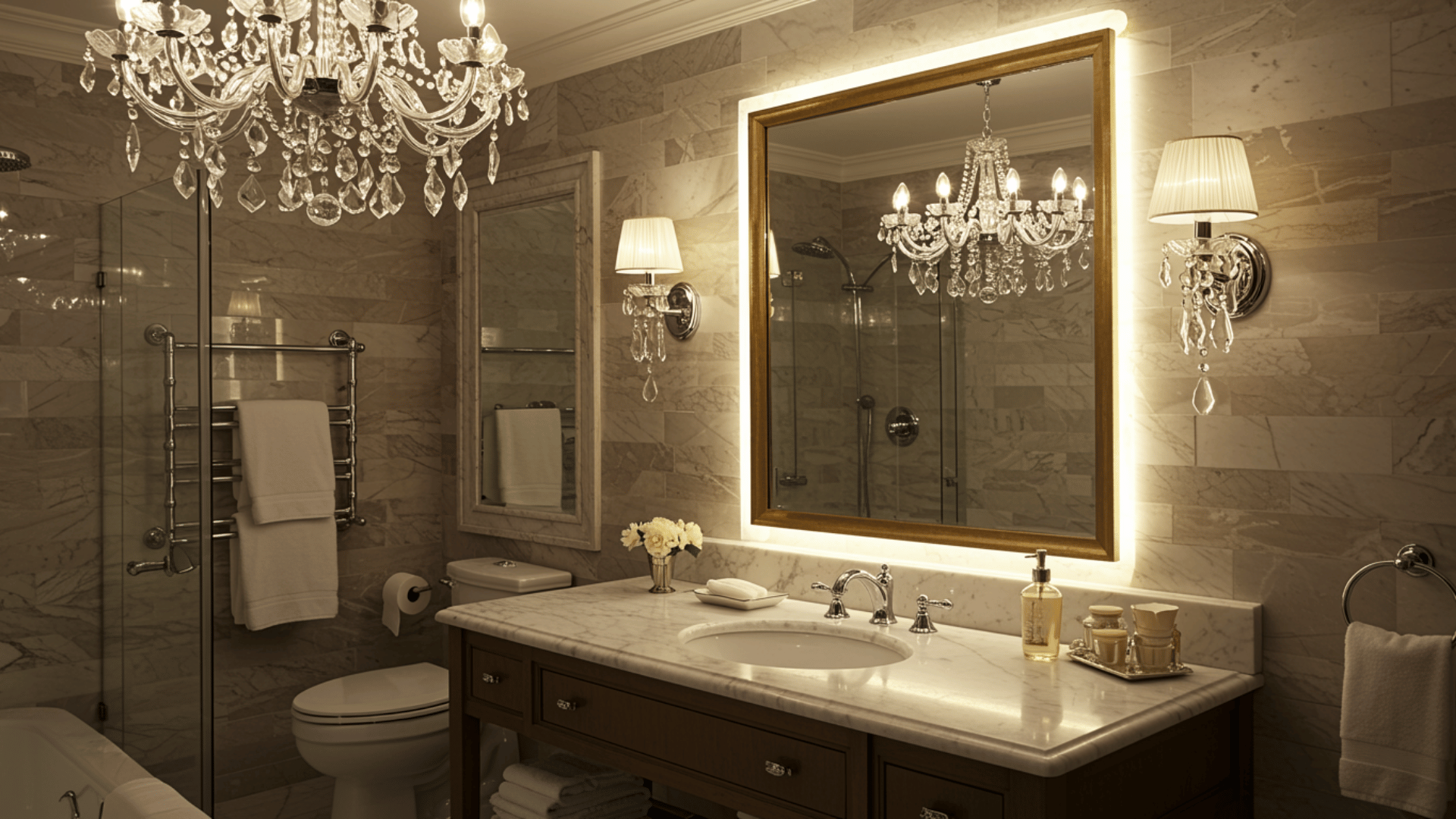 layered lighting setup