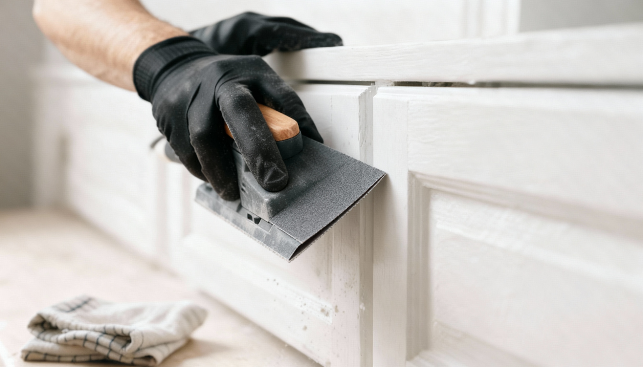 light sanding between coats