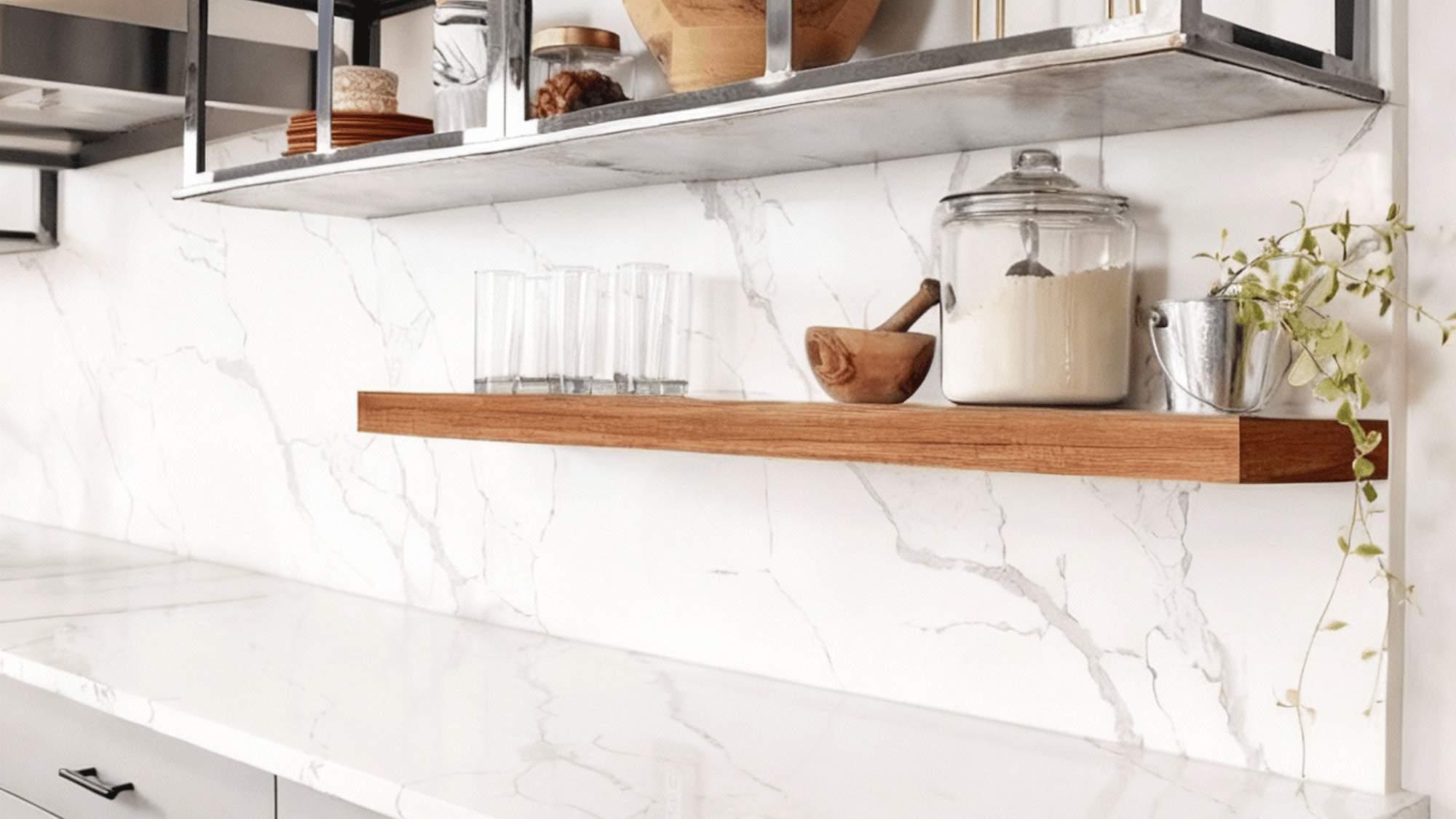 marble slab backsplashes