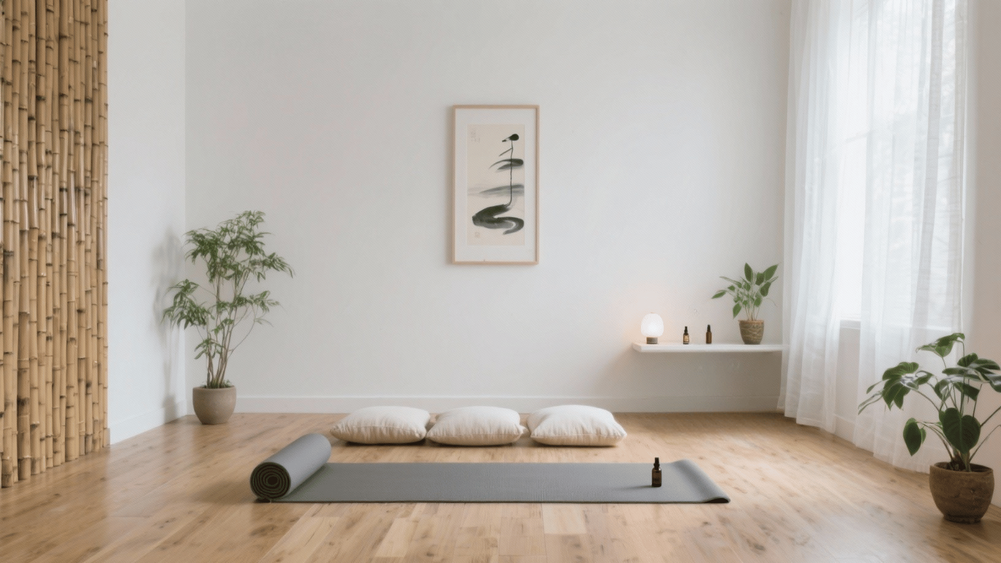 meditation and yoga room