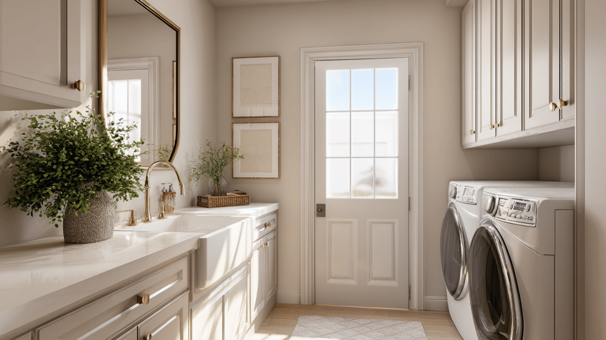 mirror accents for brightness