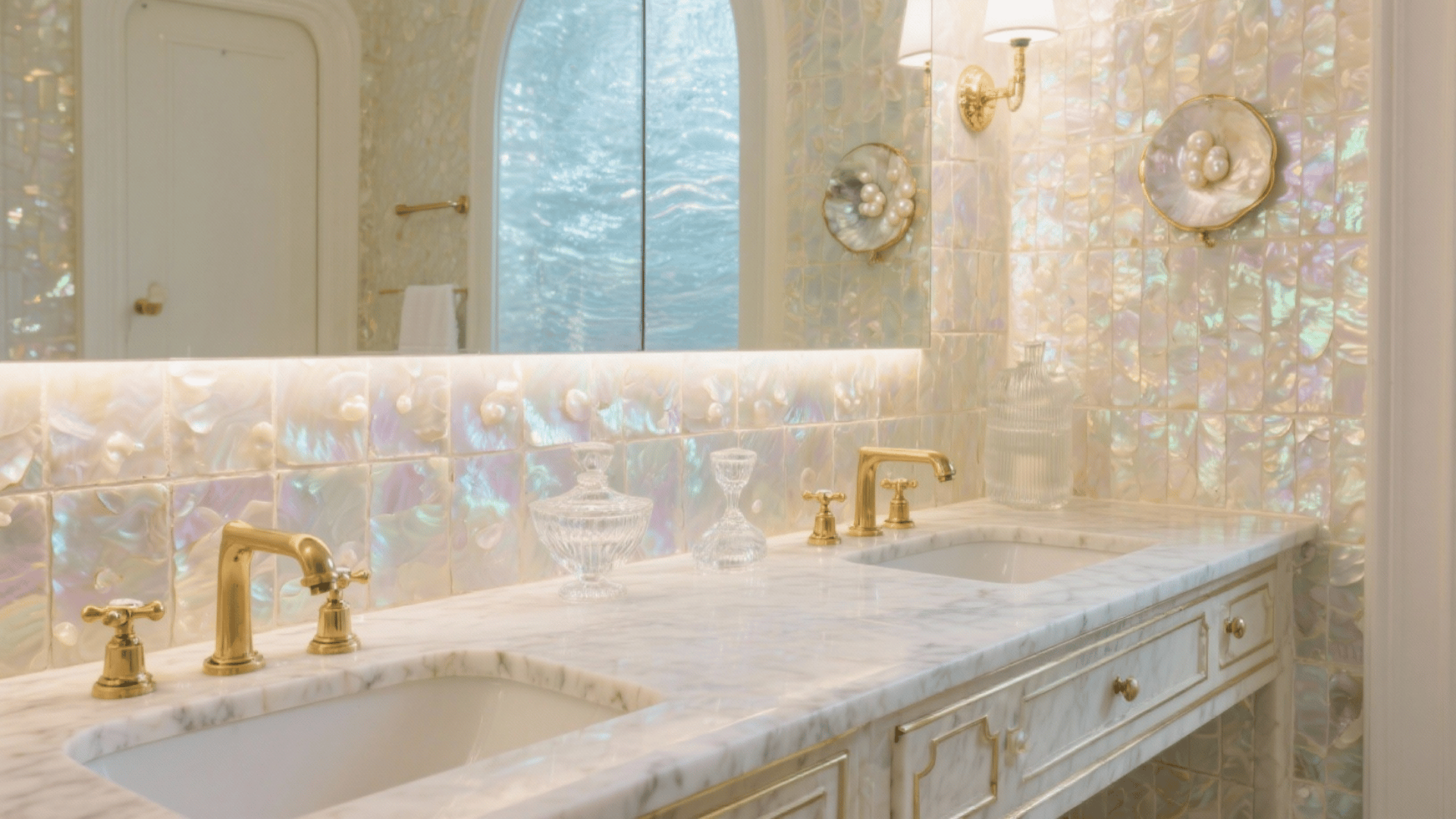 mother pearl accents