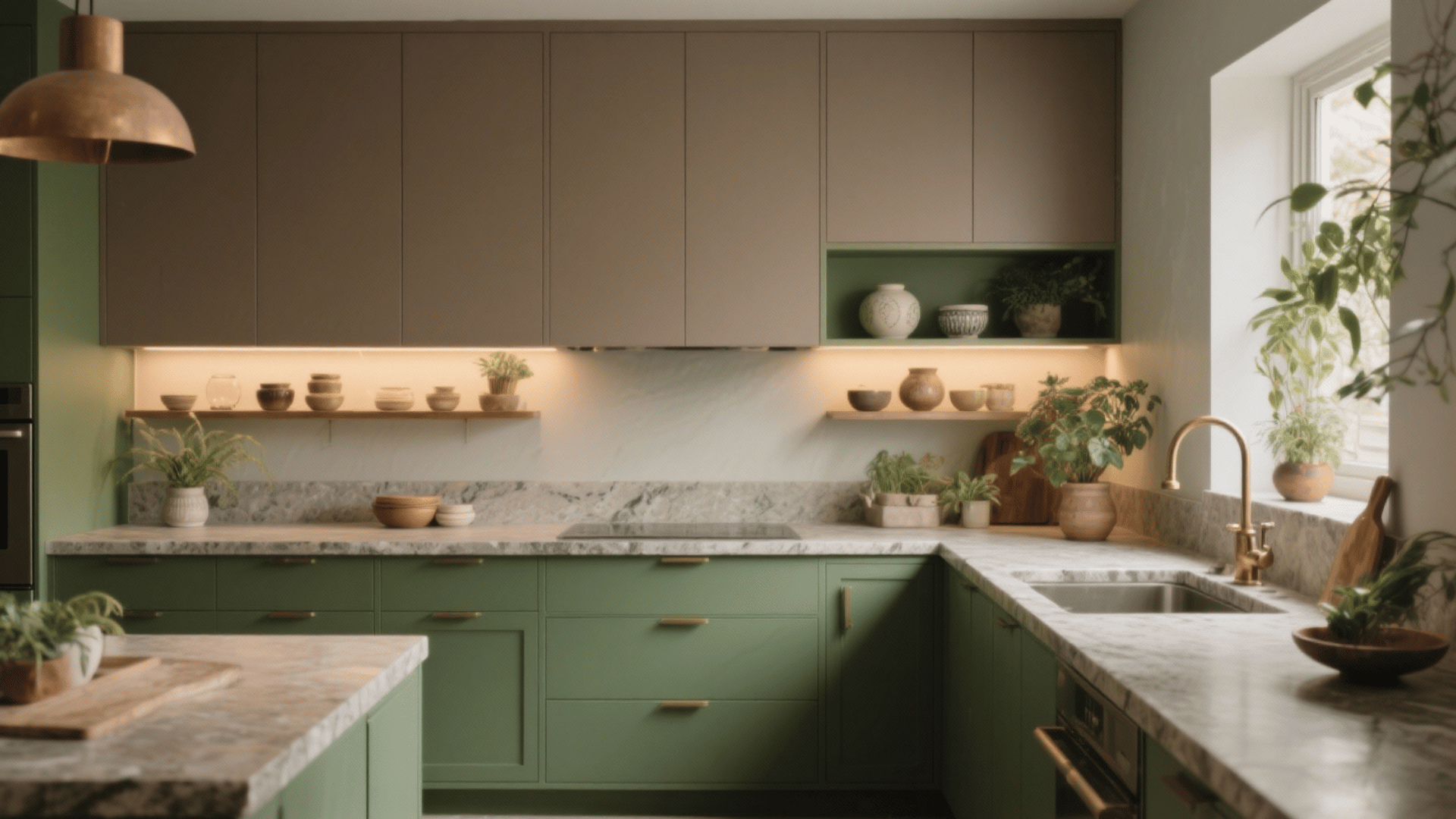 olive green taupe balance