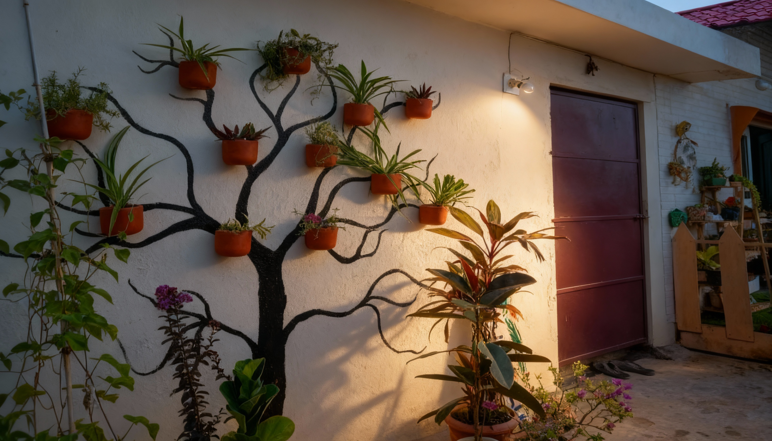 painted terra cotta pot planters