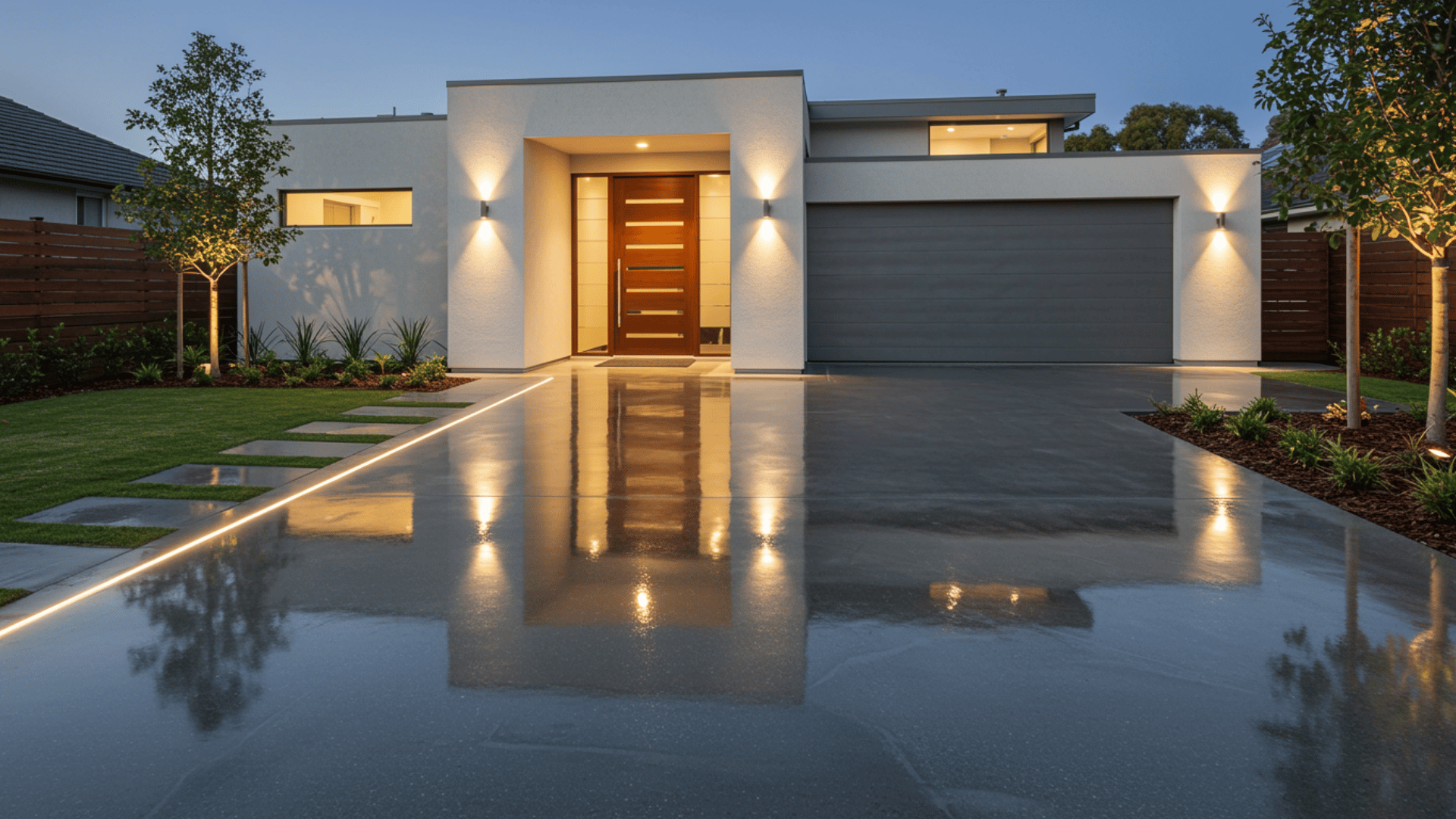 polished concrete glossy finish