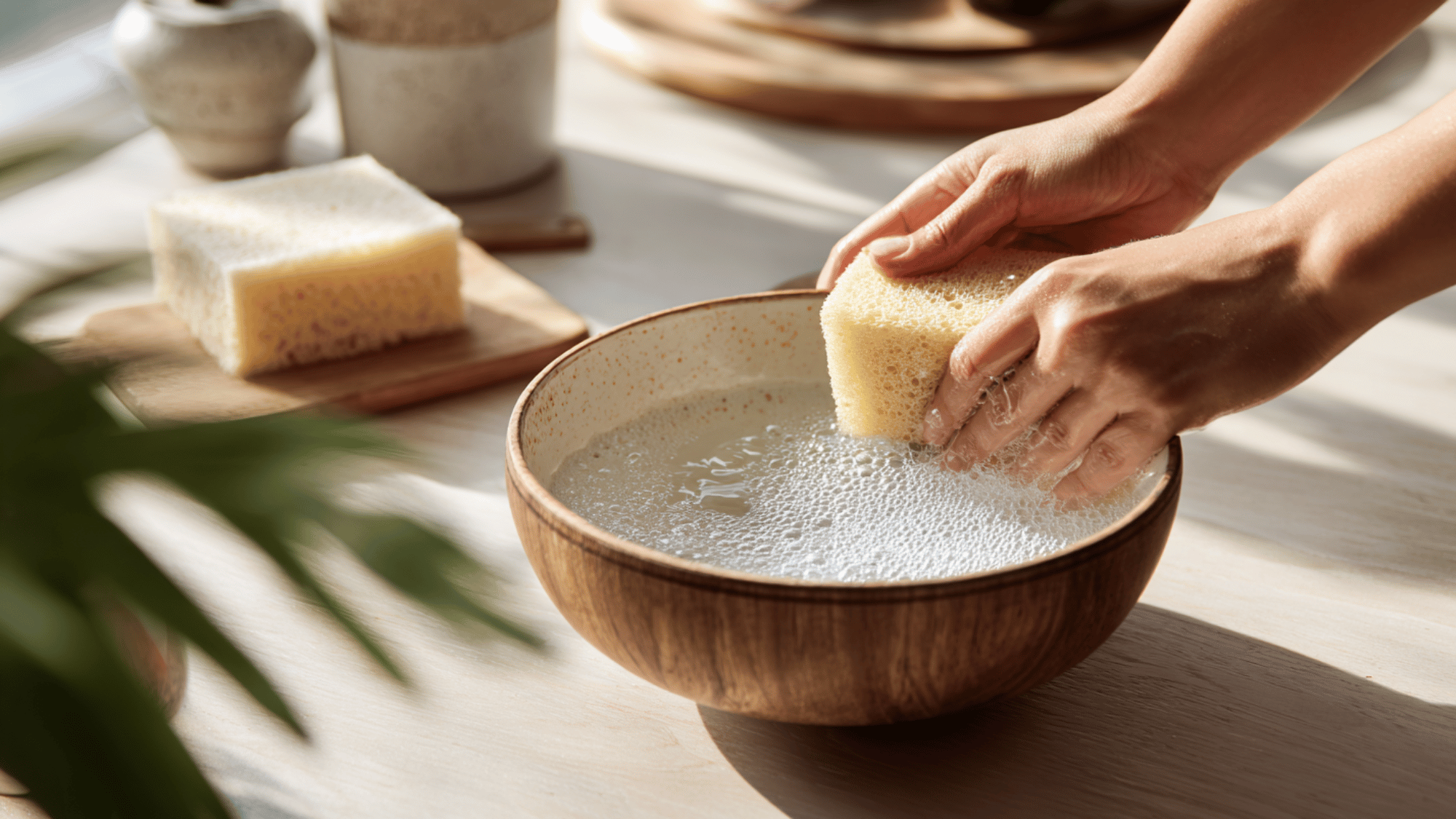 prepare a mild cleaning solution