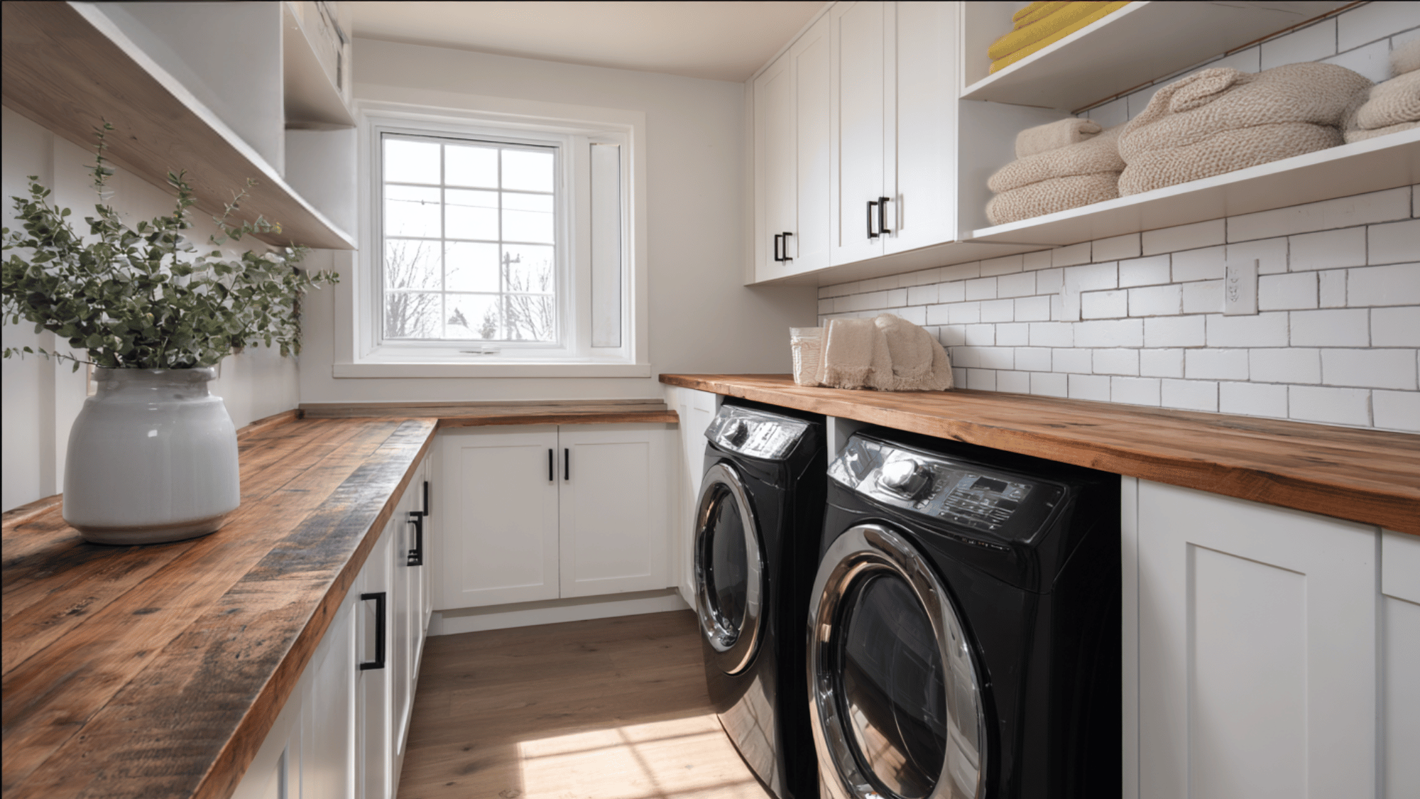 reclaimed wood countertop