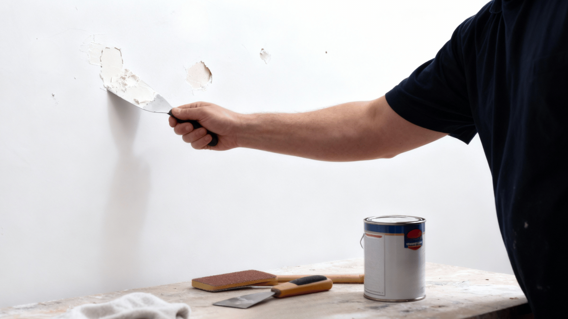 repair and prime wall surfaces