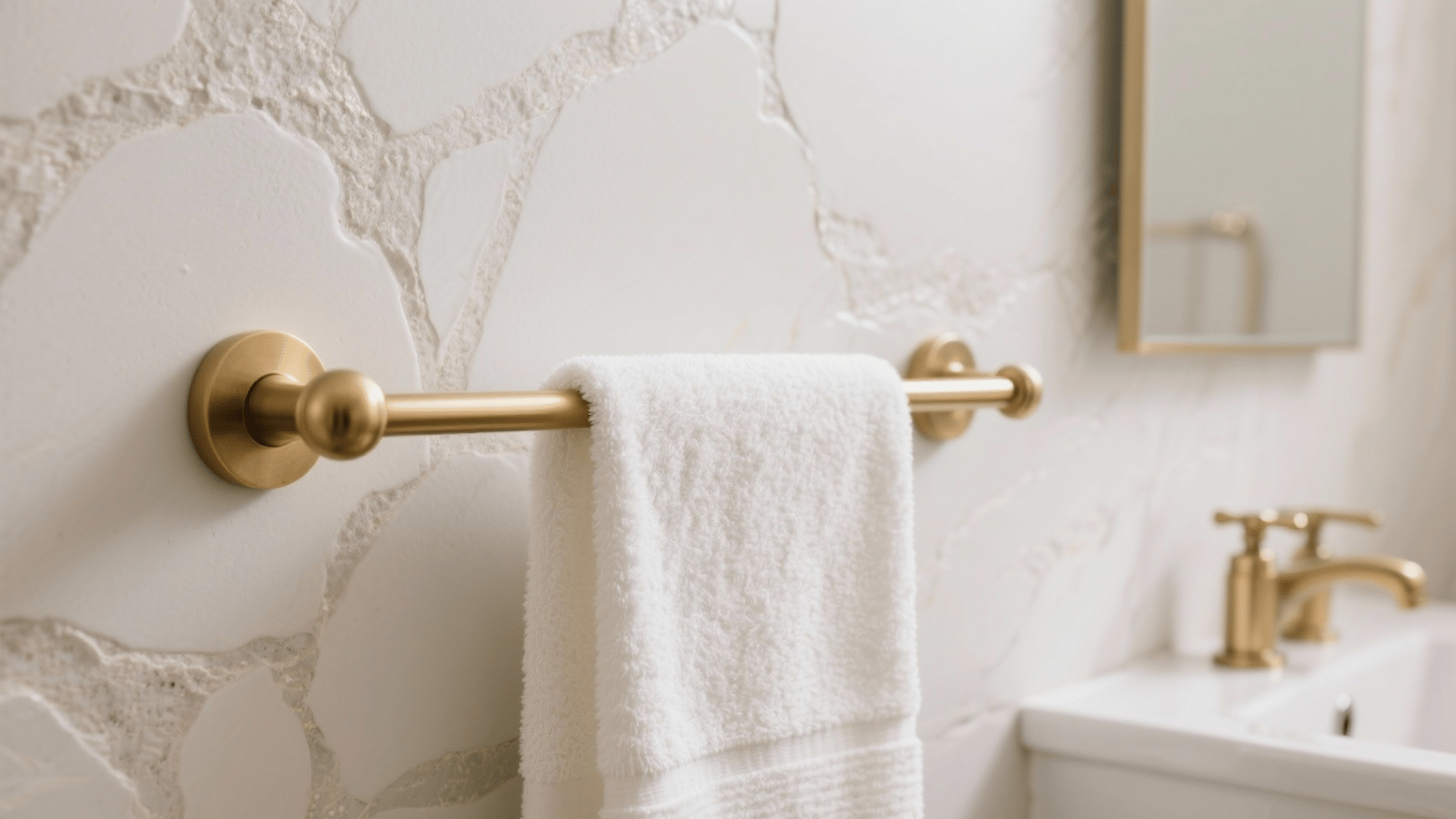 replace towel bars and hardware
