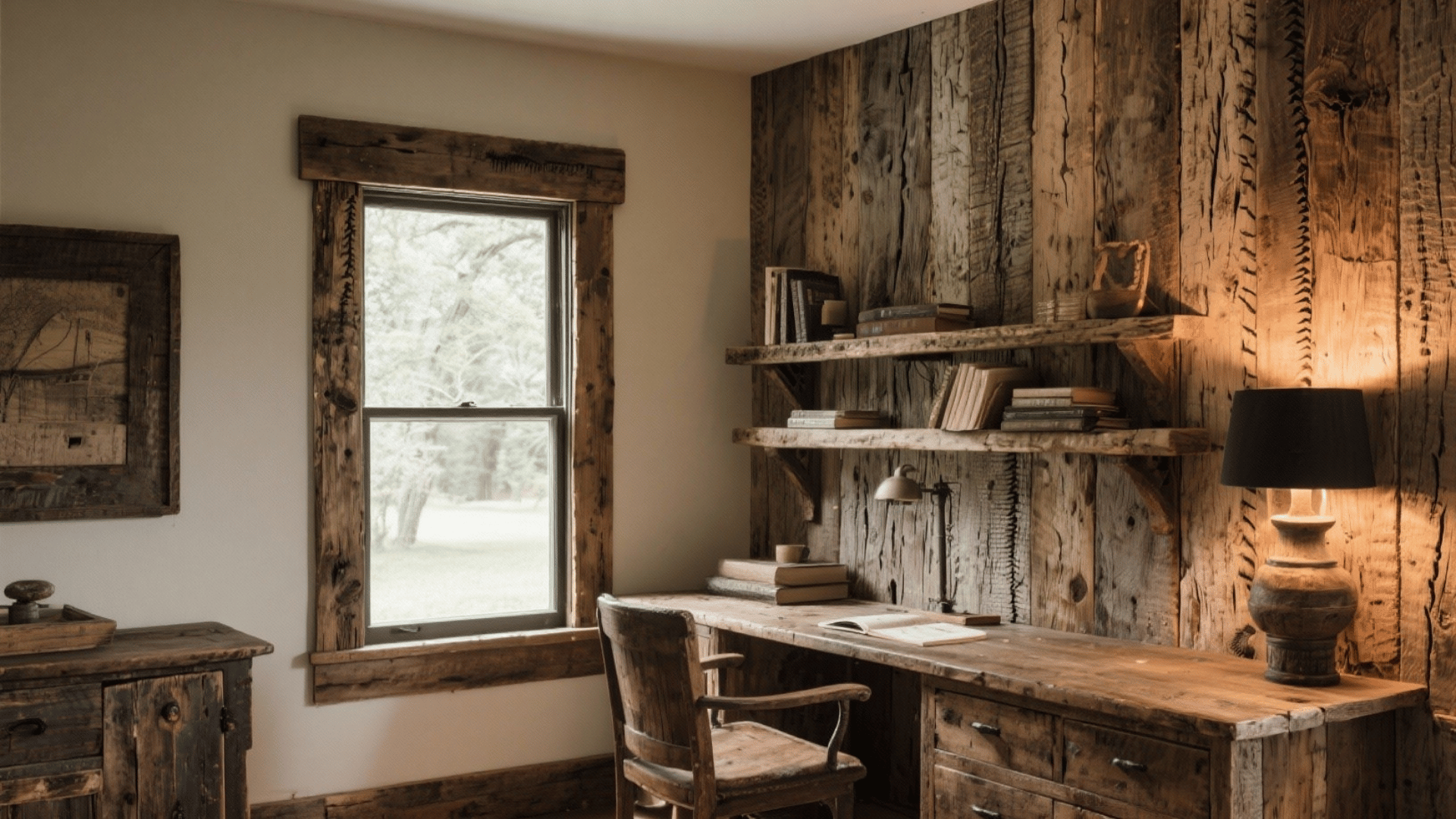 rustic rough sawn texture