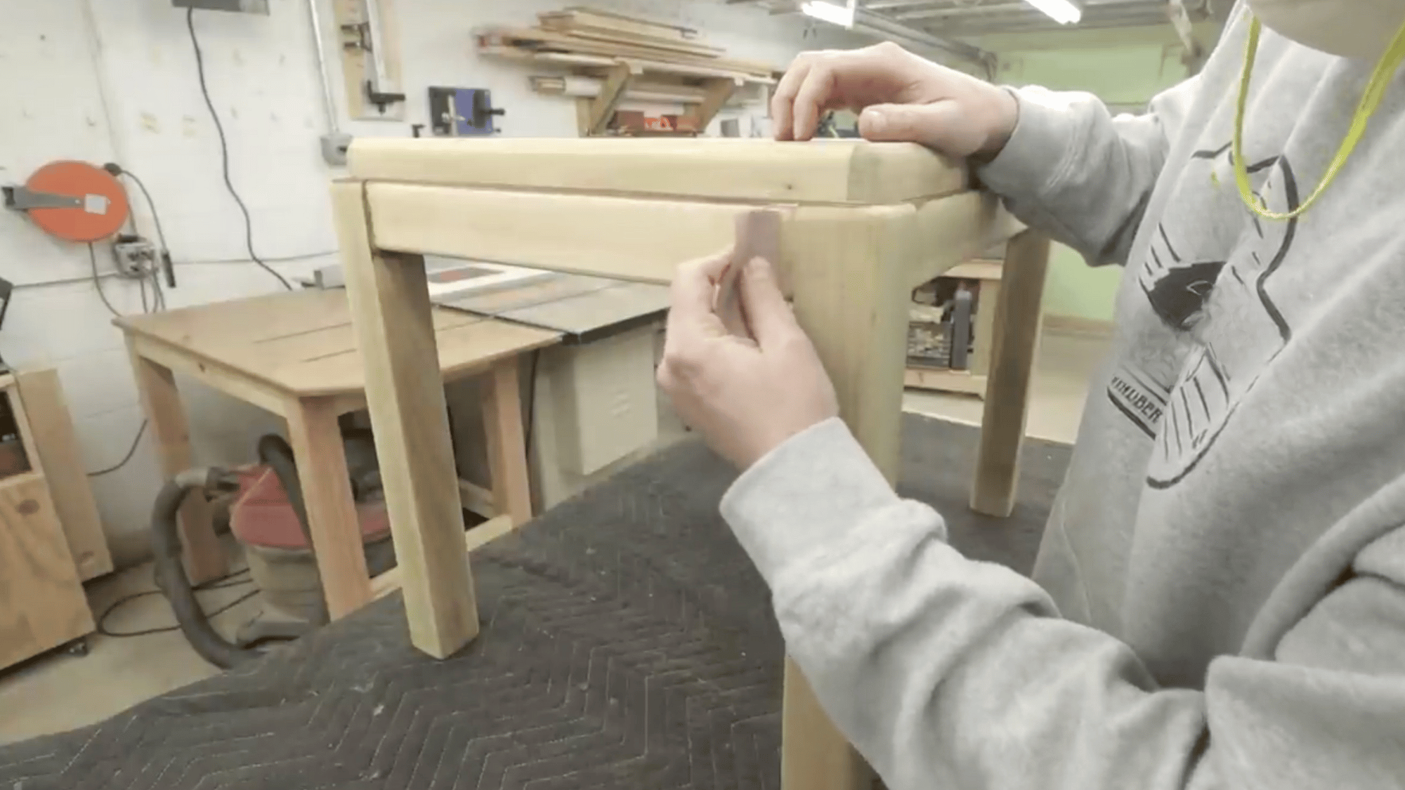 sand the surface smooth