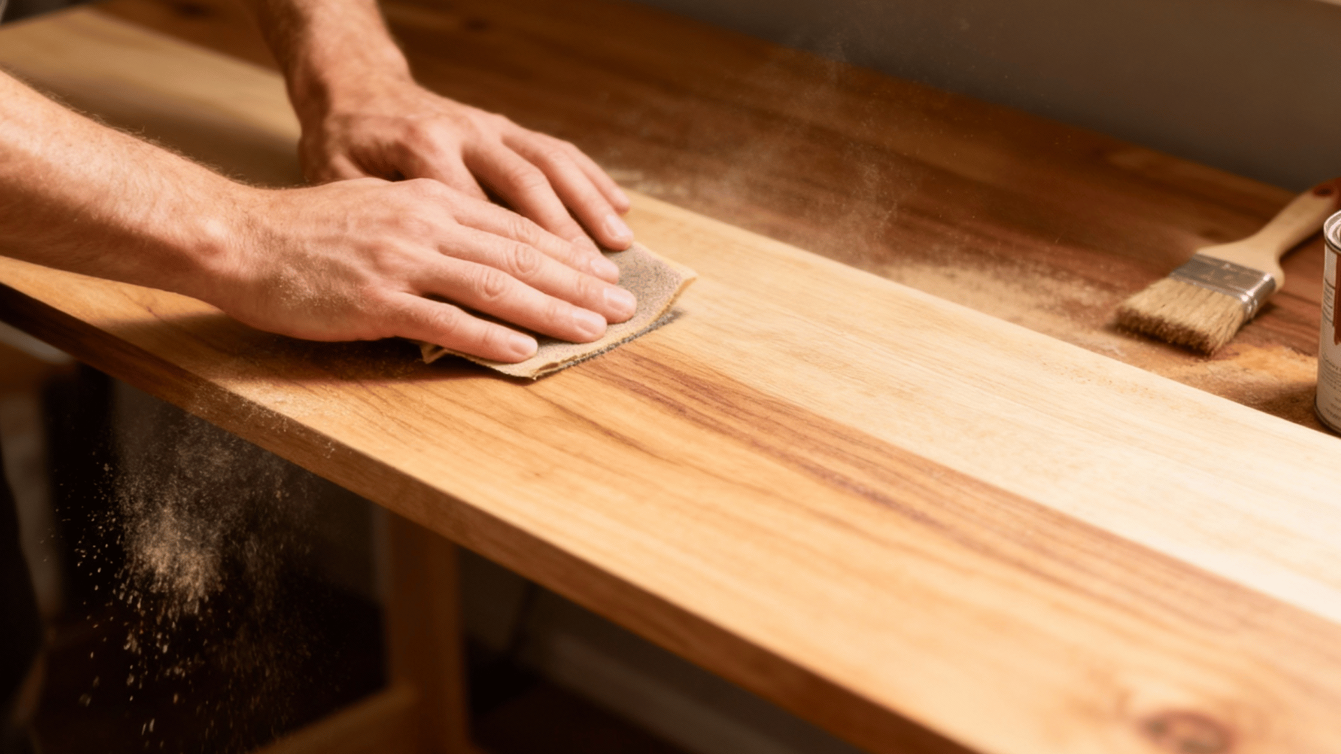 smooth and prepare the surface