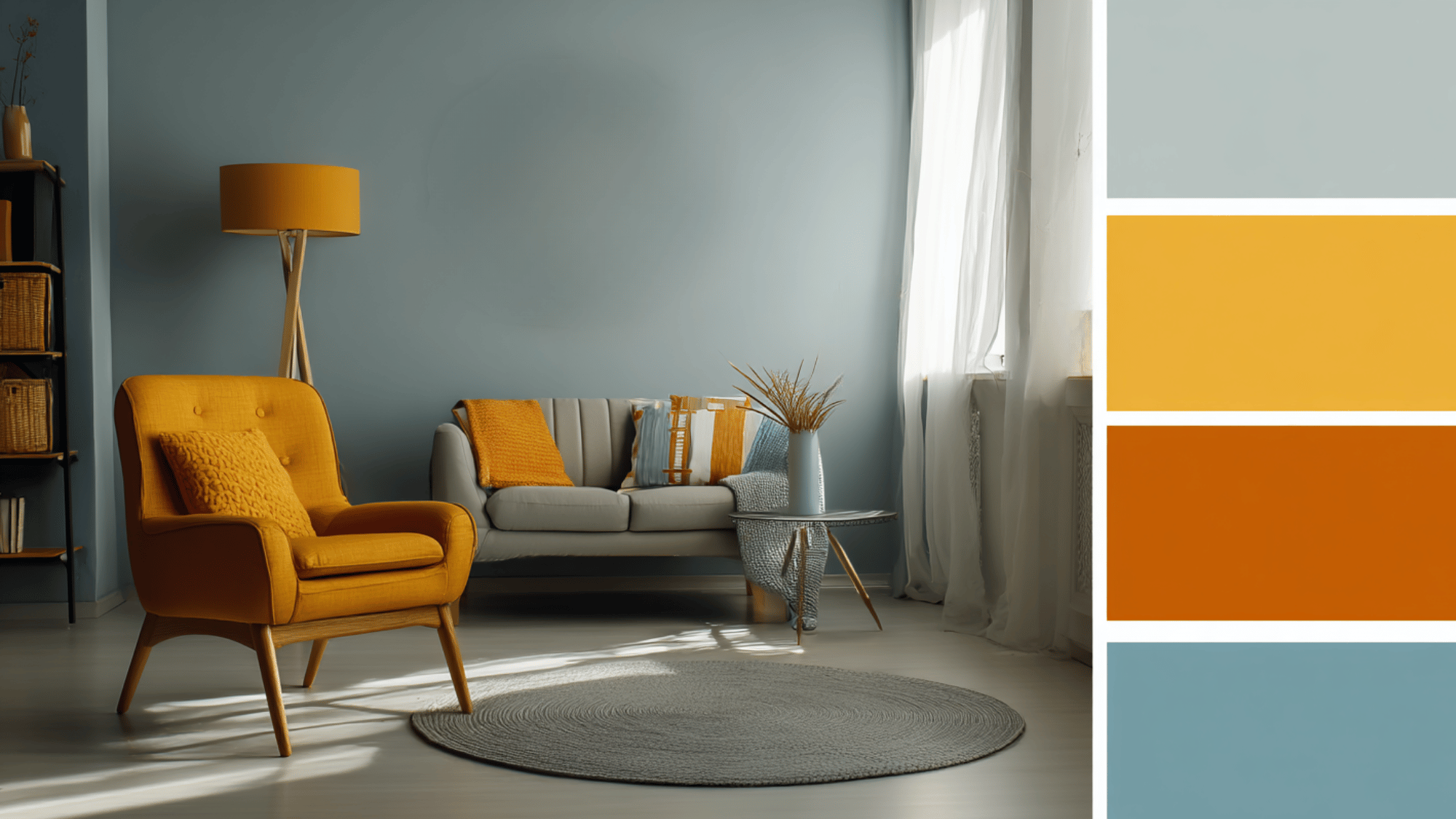 split complementary color scheme