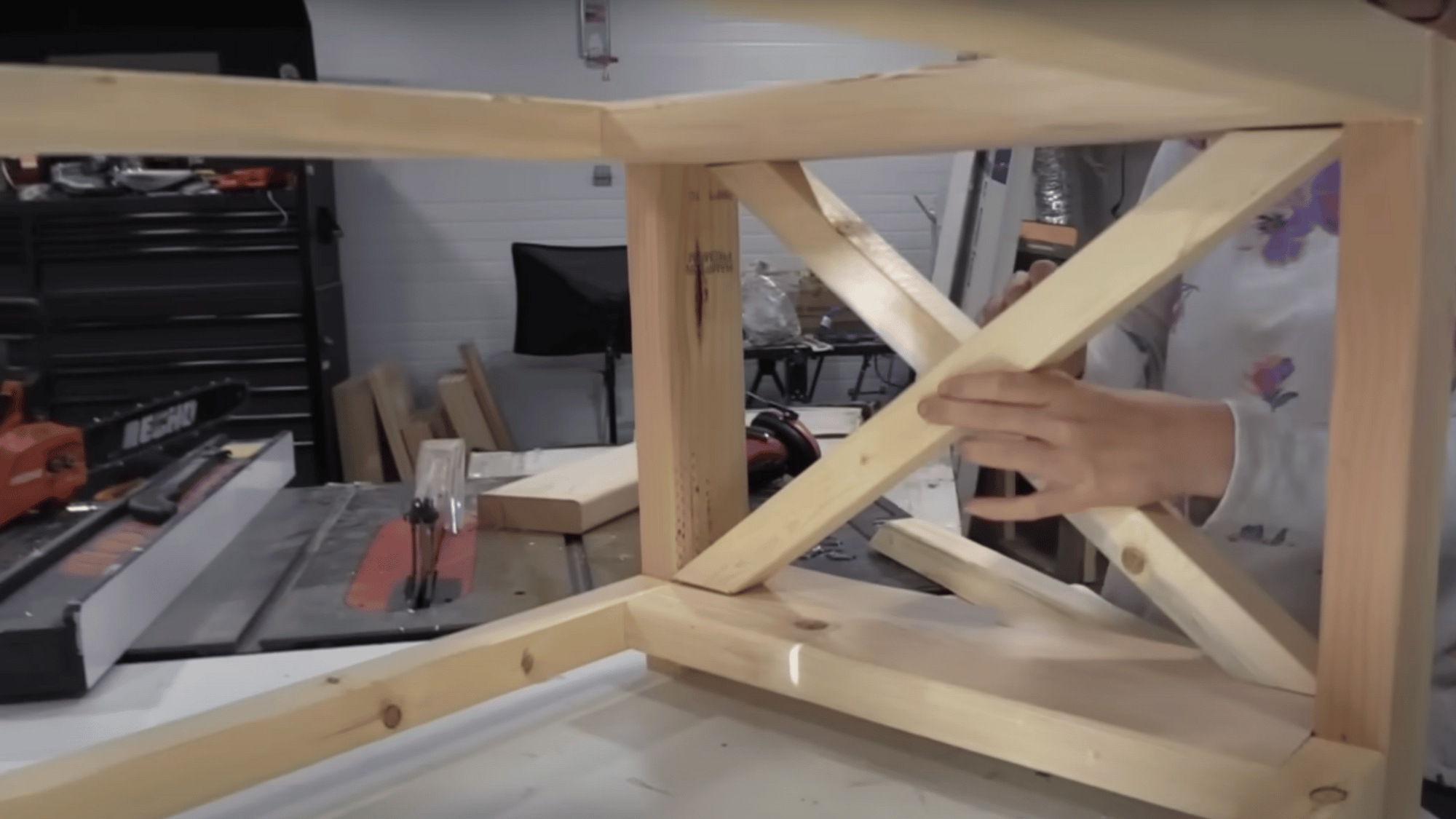 step 4 assemble the main frame