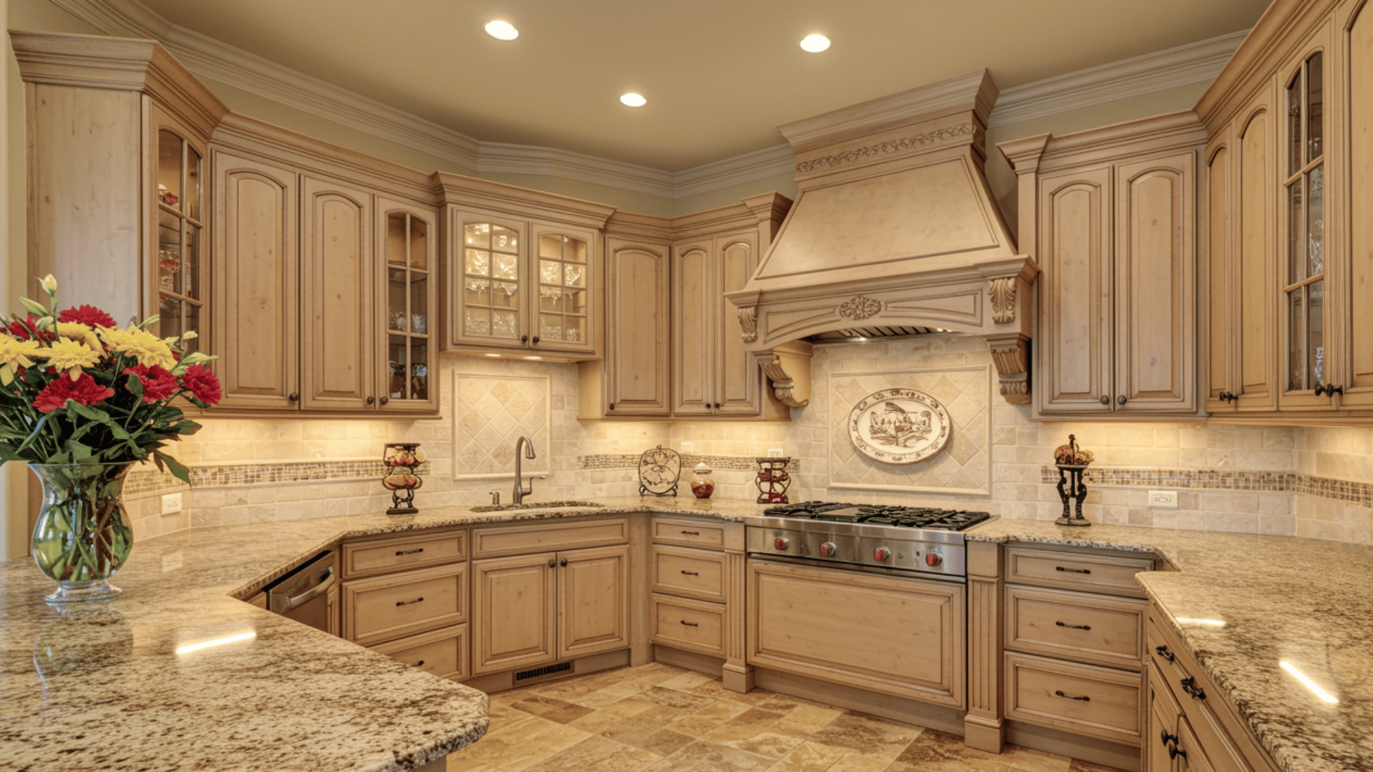 traditional tuscan kitchen