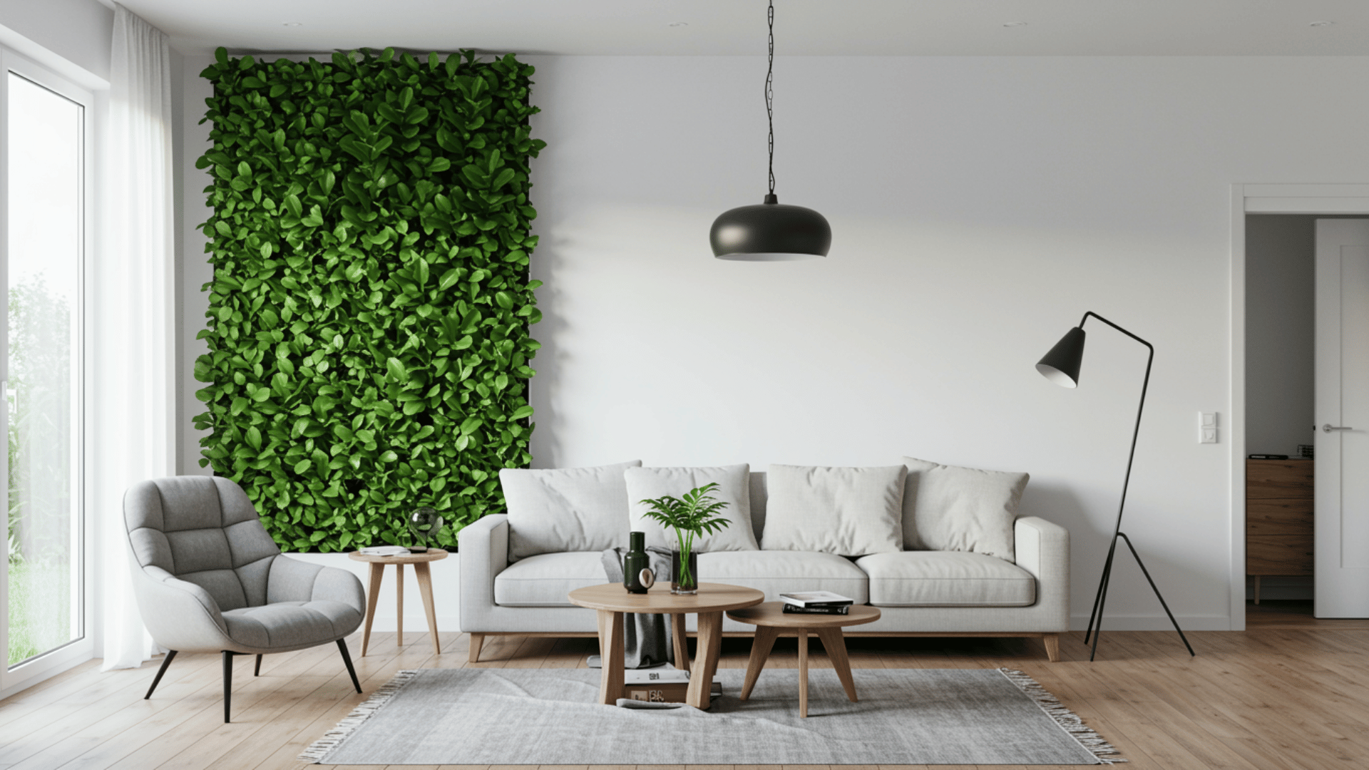 vertical garden feature