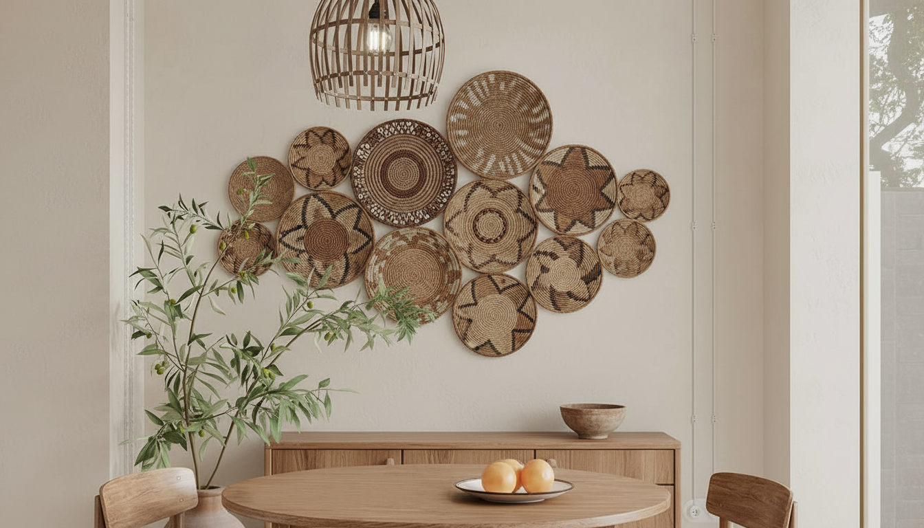 woven basket wall collection